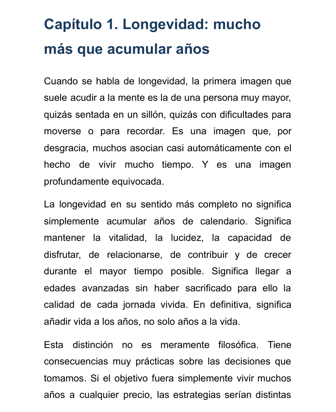 Viví más, viví mejor