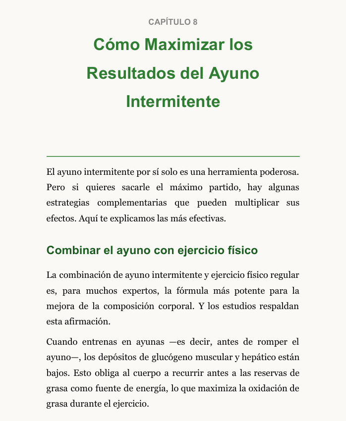El Poder del ayuno