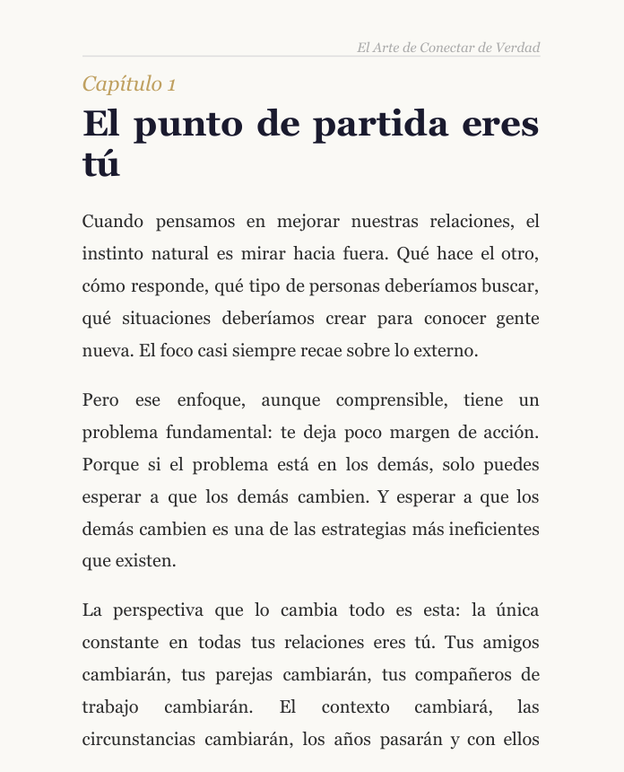 El Arte de Conectar de Verdad